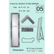 Free Standing Mosaic Dressing Mirror